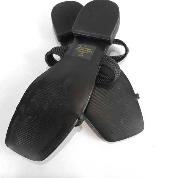 Aqua Livi Slip On Sandals Black -8 - Picture 4 of 4